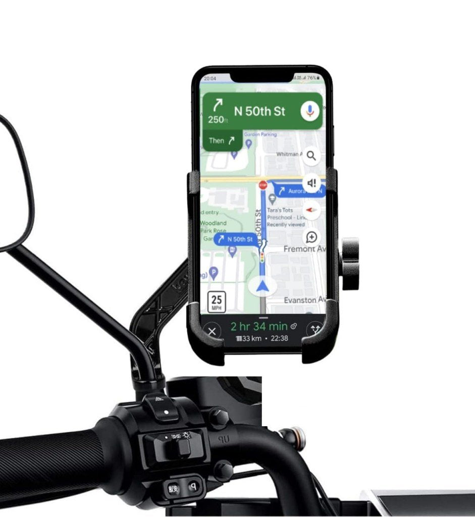 Universal Waterproof Bike Phone Mount – 360° Rotatable Touchscreen Bicycle Phone Holder