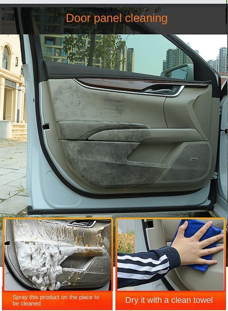 Multi-Function Car Foam Cleaner Spray 650ml – Powerful Interior & Vehicle Cleaning