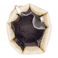 Large Pink Round Cosmetic Pouch – Waterproof Travel Makeup & Toiletry Organizer