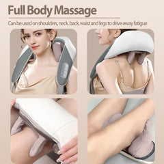 Deep Tissue Neck & Shoulder Massager with Heating – Pain Relief & Relaxation