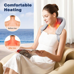 Deep Tissue Neck & Shoulder Massager with Heating – Pain Relief & Relaxation