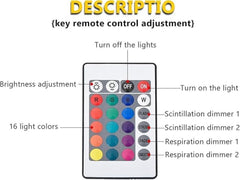 Ocean Wave 3D Water Ripple Lamp – Romantic USB Night Light & Decor