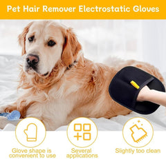 Pet Hair Removal Gloves – Electrostatic Dog & Cat Hair Remover (1 Pair)