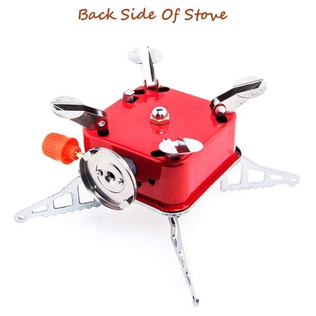 Portable Folding Camping Gas Stove – Lightweight Aluminum Picnic Stove for Outdoor Cooking