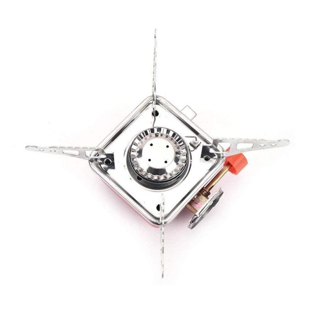 Portable Folding Camping Gas Stove – Lightweight Aluminum Picnic Stove for Outdoor Cooking