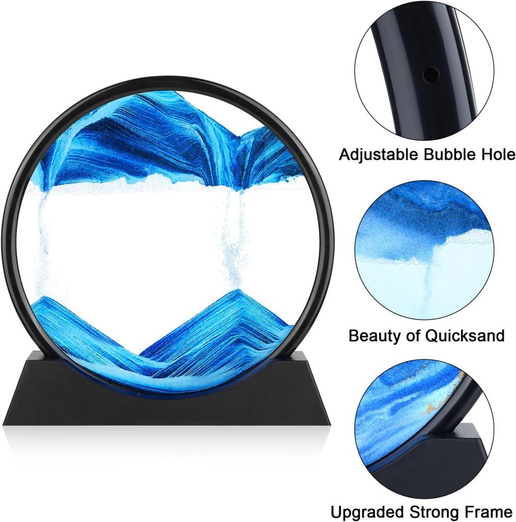 Dynamic 3D Quicksand Art Painting – Moving Sand & Deep Sea Scene