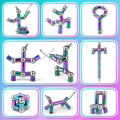 Rainbow Magnetic Fidget Pen – Stress Relief & Creative Gift for Kids