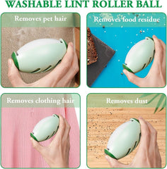 Reusable Lint Roller Ball – Washable, Portable Pet Hair & Dust Remover