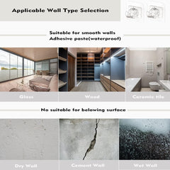 Self-Adhesive Curtain Hook Holders – No Drill, Nail-Free, Adjustable, Transparent (1 Pack)