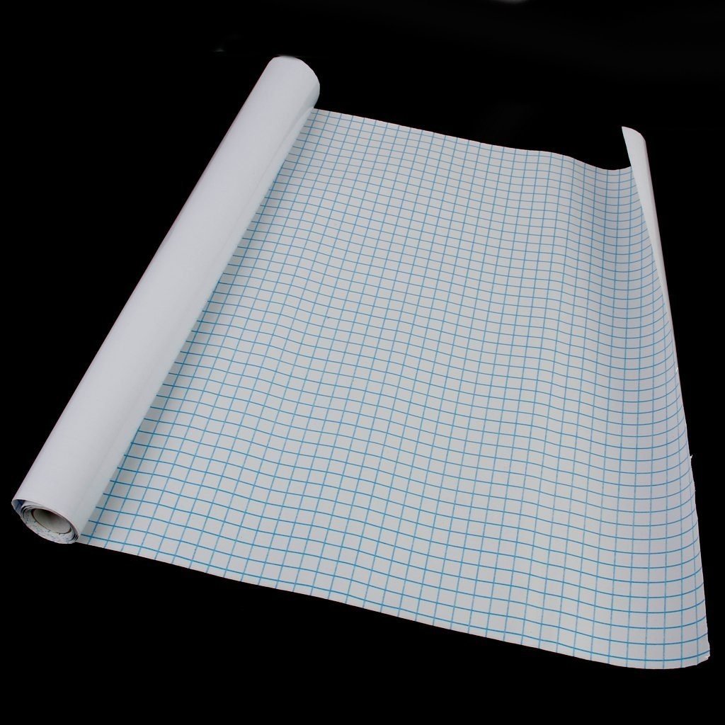 Premium 45cm x 200cm Self-Adhesive Whiteboard Wall Decal with Pen