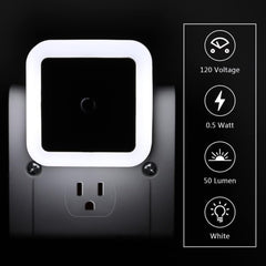 Smart Sensor Night Light – Auto ON/OFF, Energy Saving LED Lamp