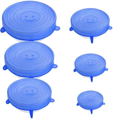 6-Piece Silicone Stretch Lids Set