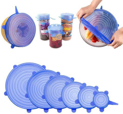 6-Piece Silicone Stretch Lids Set