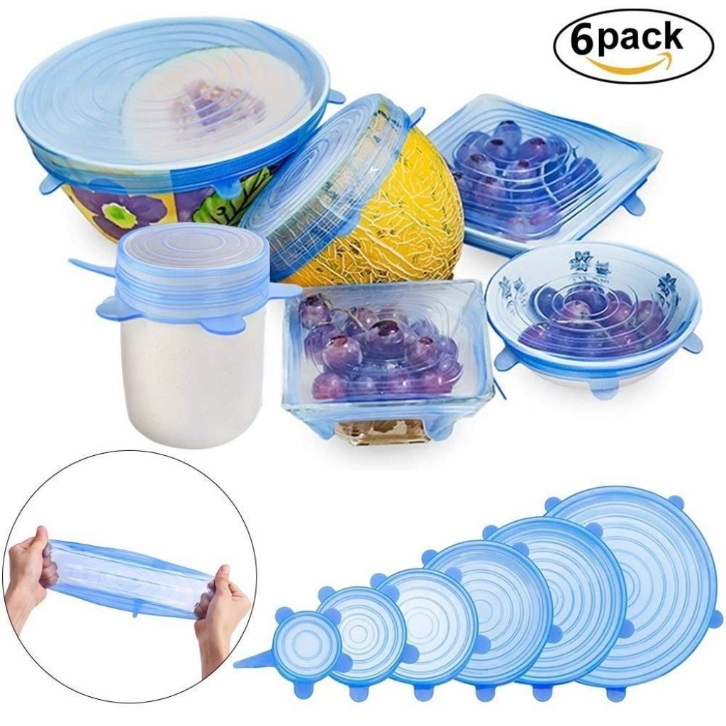 6-Piece Silicone Stretch Lids Set