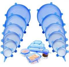 6-Piece Silicone Stretch Lids Set