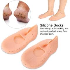 Silicone Foot Socks for Dry Cracked Heels – Moisturizing & Heel Repair (Free Size)