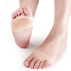Silicone Gel Toe & Heel Sleeves – Anti-Skid Forefoot Pads for Pain Relief & Skin Repair (Free Size)