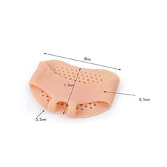 Silicone Gel Toe & Heel Sleeves – Anti-Skid Forefoot Pads for Pain Relief & Skin Repair (Free Size)