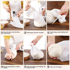 Reusable Silicone Atta Maker Bag for Bread, Pizza & Pastry