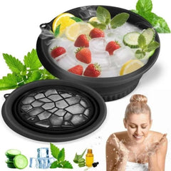 Silicone Face Ice Bath Bowl