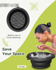 Silicone Face Ice Bath Bowl