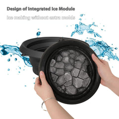 Silicone Face Ice Bath Bowl
