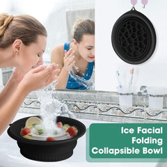 Silicone Face Ice Bath Bowl