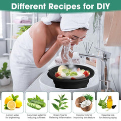 Silicone Face Ice Bath Bowl