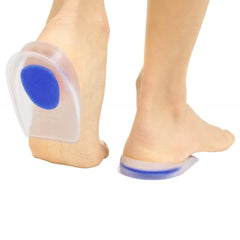 Silicone Heel Gel Insole for Plantar Fasciitis & Heel Pain Relief (1 Pair)