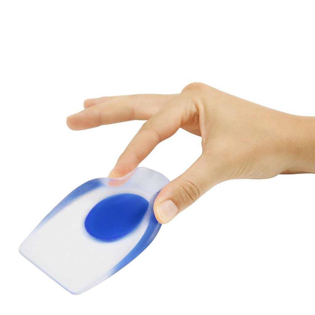 Silicone Heel Gel Insole for Plantar Fasciitis & Heel Pain Relief (1 Pair)