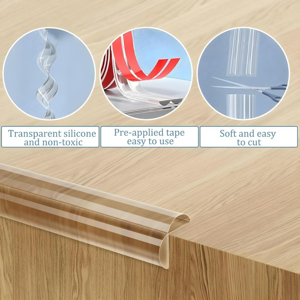 Silicone Transparent Edge Corner Protector Tape – 3M