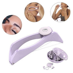 Silique Eyebrow & Body Hair Removal Kit – Threading & Tweezers (Purple)
