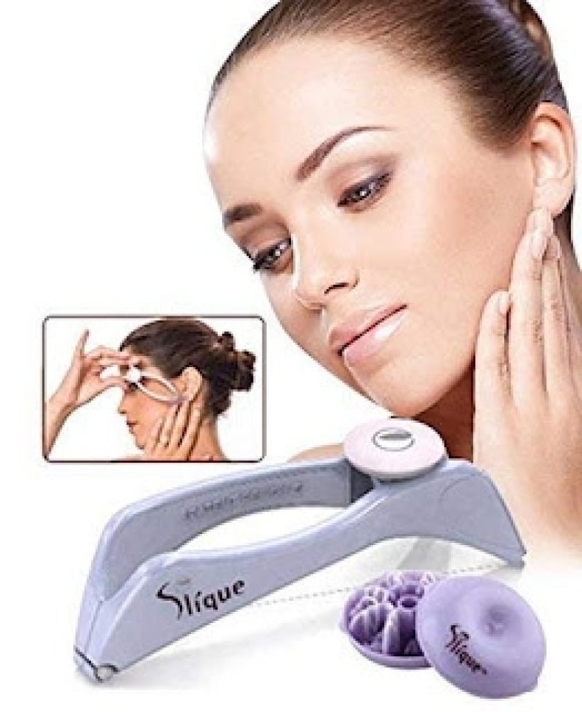 Silique Eyebrow & Body Hair Removal Kit – Threading & Tweezers (Purple)