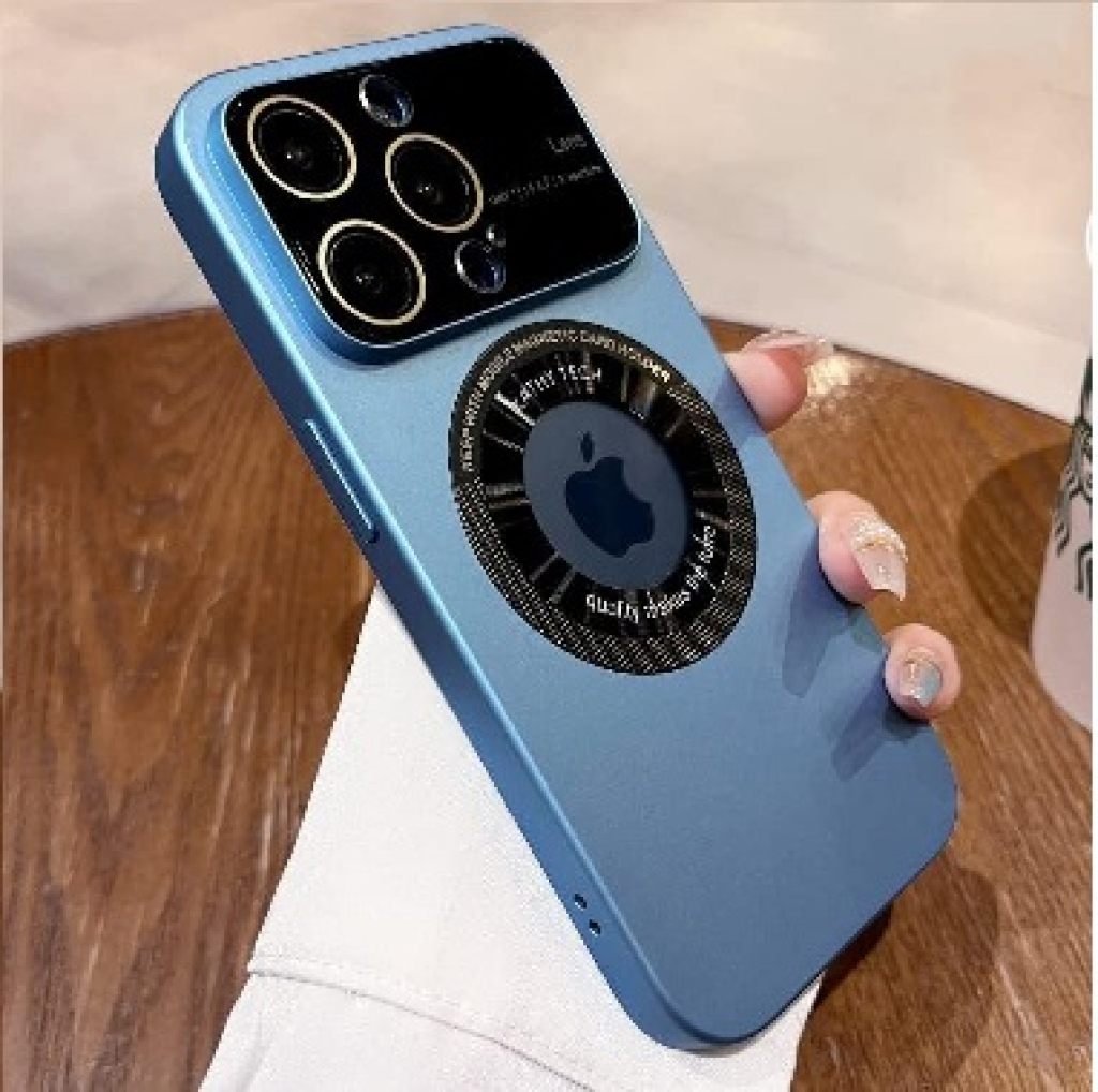 Sky Blue iPhone 14 Pro Max Case with MagSafe & Invisible Stand