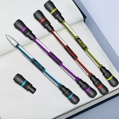 Premium Spinning Pen Set – 4 Pack Non-Slip, Weighted Rolling Ballpoint Pens for Students & Play