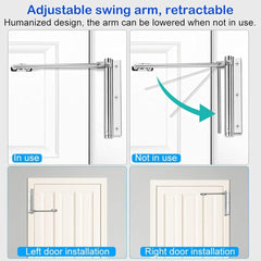 Heavy Duty Spring Door Closer – Adjustable, Indoor & Outdoor Use