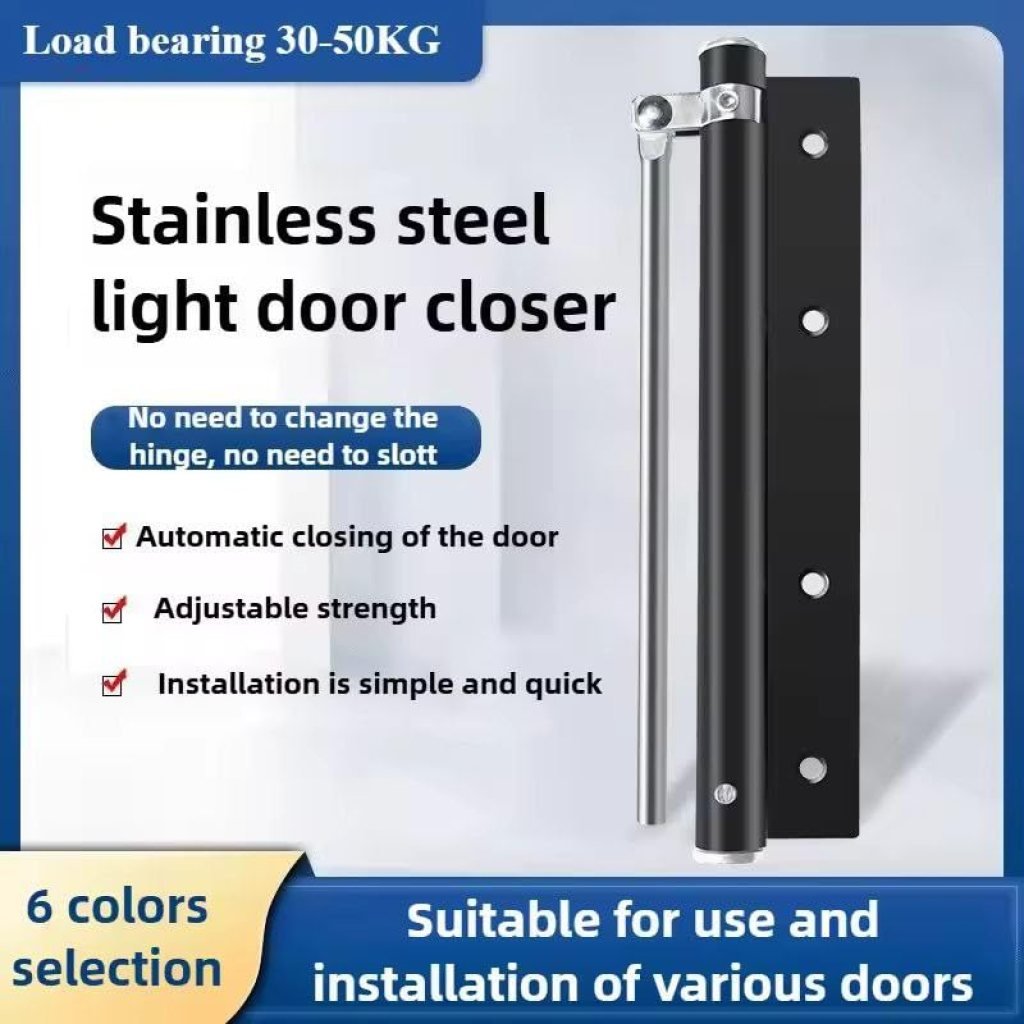 Heavy Duty Spring Door Closer – Adjustable, Indoor & Outdoor Use