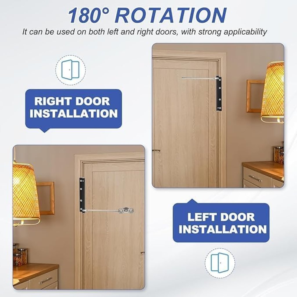 Heavy Duty Spring Door Closer – Adjustable, Indoor & Outdoor Use