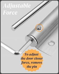 Heavy Duty Spring Door Closer – Adjustable, Indoor & Outdoor Use