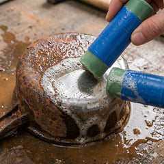 Steel Rust & Stain Remover 2 Pcs – Glass Fiber Metal Polish Brush