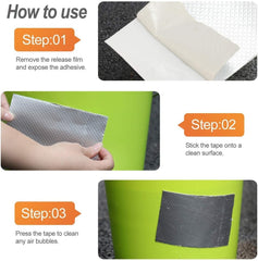 Waterproof Aluminum Butyl Tape 2" x 5M – Heavy Duty Sealant for Roofs & Repairs