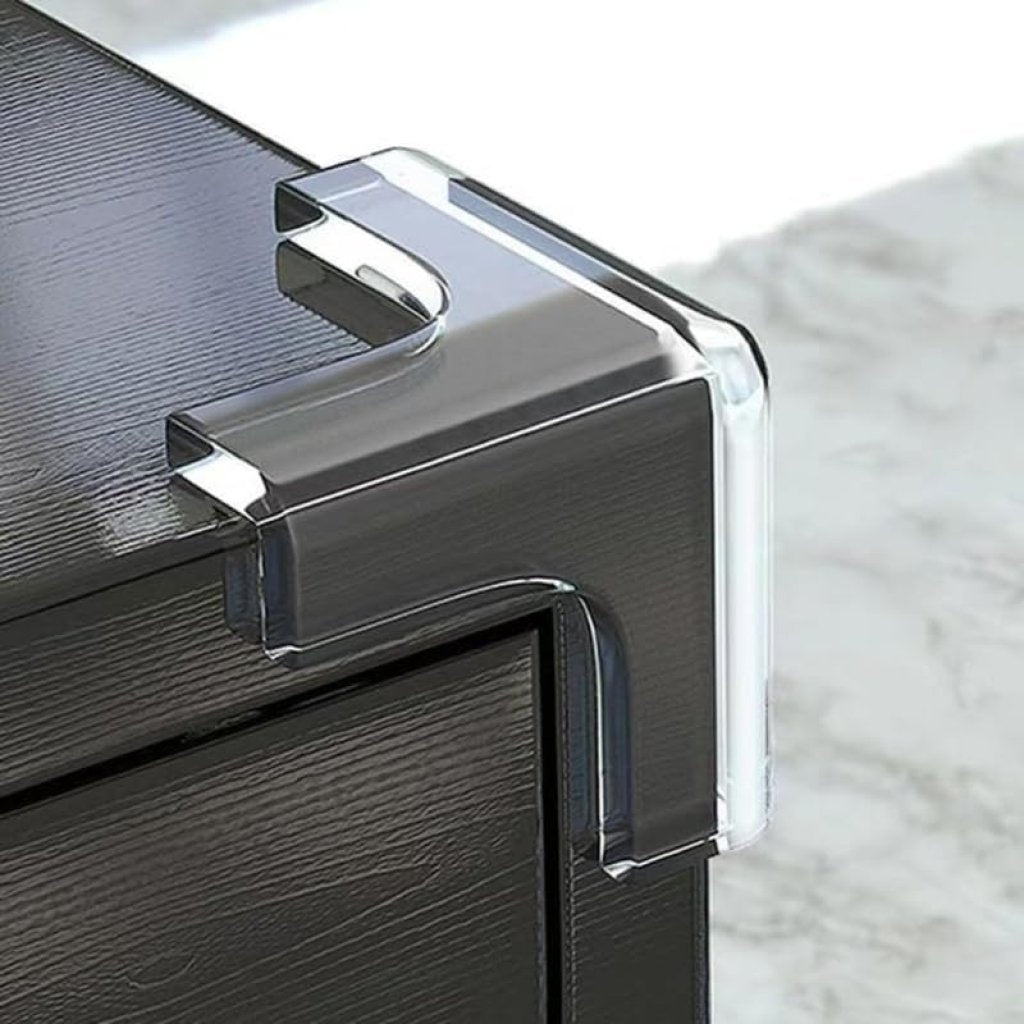 T-Shape Baby Corner Protector – Transparent, Soft Silicone Edge Guard for Child Safety