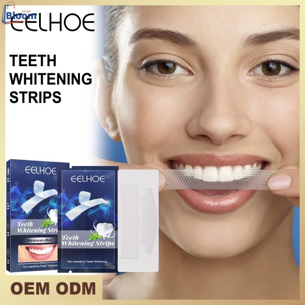 Professional 7 Pairs 5D Charcoal Teeth Whitening Strips – Oral Care & Sensitivity Relief