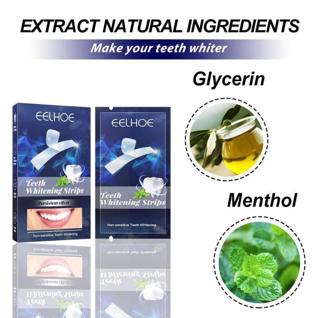 Professional 7 Pairs 5D Charcoal Teeth Whitening Strips – Oral Care & Sensitivity Relief