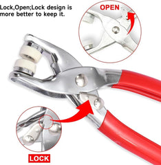 Premium Thickened Snap Buttons Kit with Pliers for Sewing & Crafting