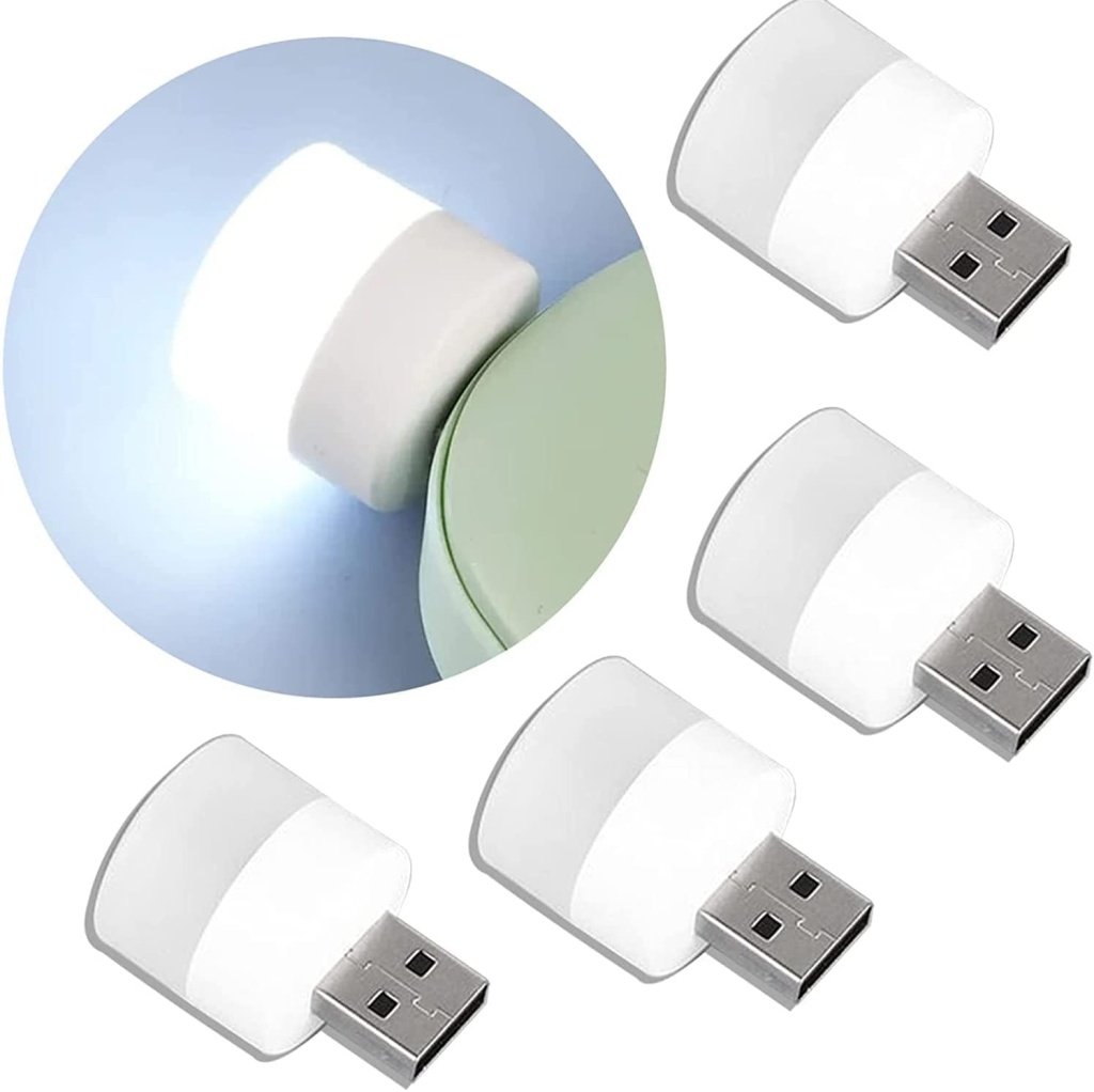USB Mini LED Night Light – Portable Plug-In for Bedroom, Camping & More
