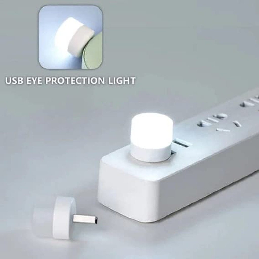 USB Mini LED Night Light – Portable Plug-In for Bedroom, Camping & More
