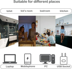 USB Mini LED Night Light – Portable Plug-In for Bedroom, Camping & More