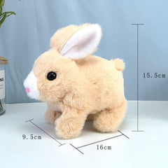 Interactive Talking Bunny Toy – Hopping, Wiggling, Easter Plush for Kids