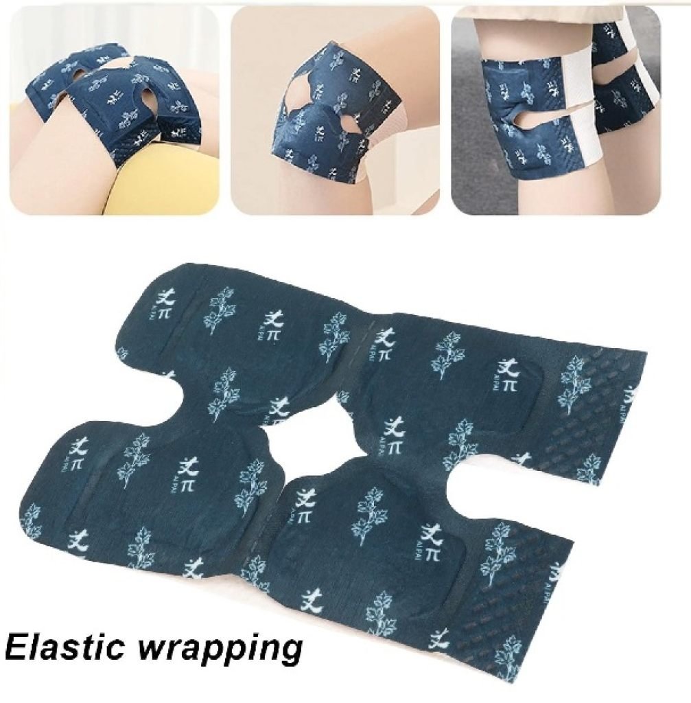 Warm Knee Pain Relief Patch – Self-Heating, Mugwort, Quick Heat